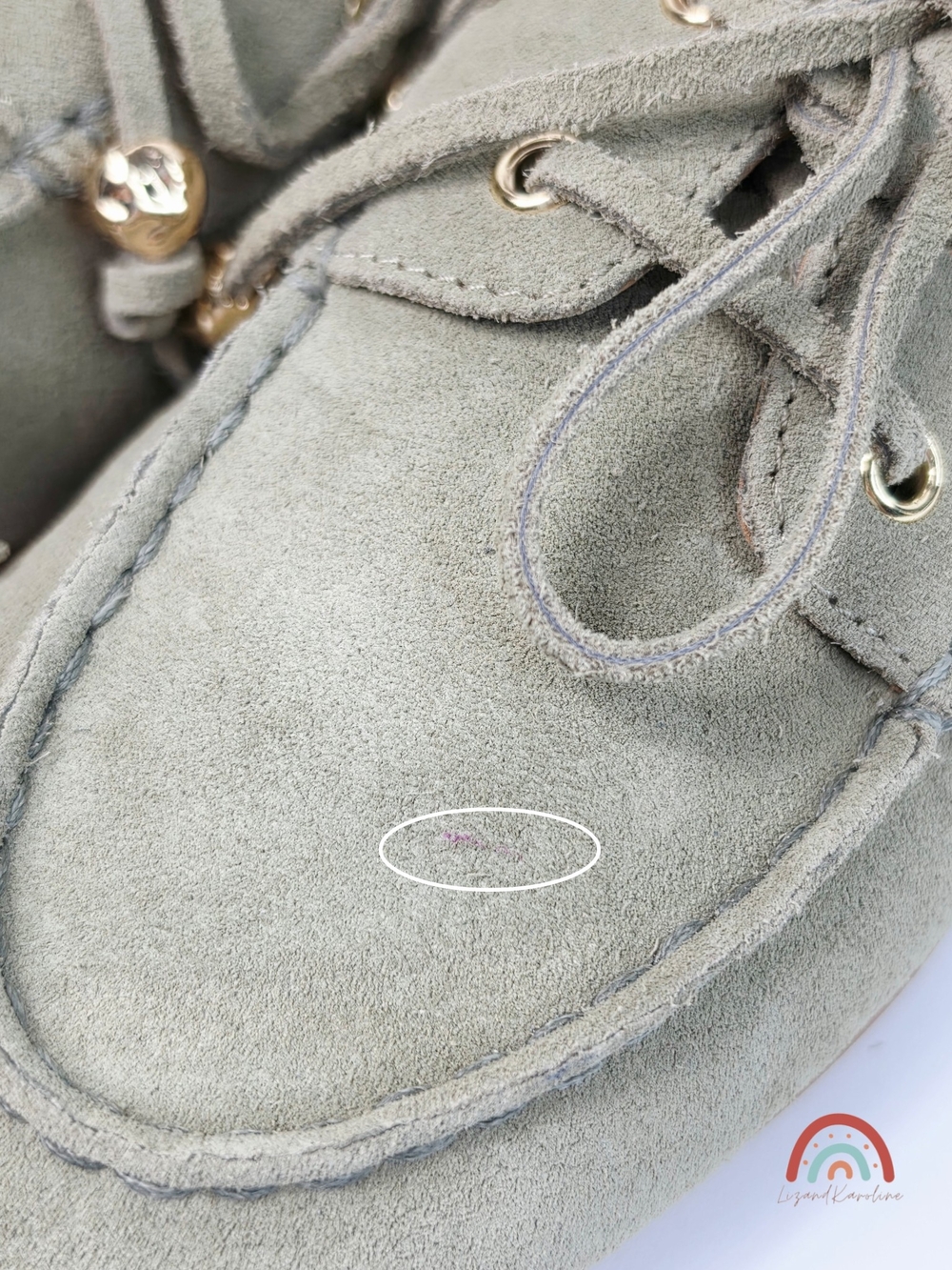 New! Madewell The Jamie Boat Shoe in Leather Suede Pale Fatigue 9 - Picture 12 of 15